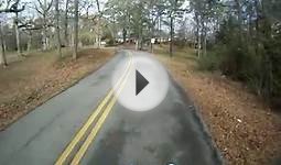 Road fun on a dirt bike!