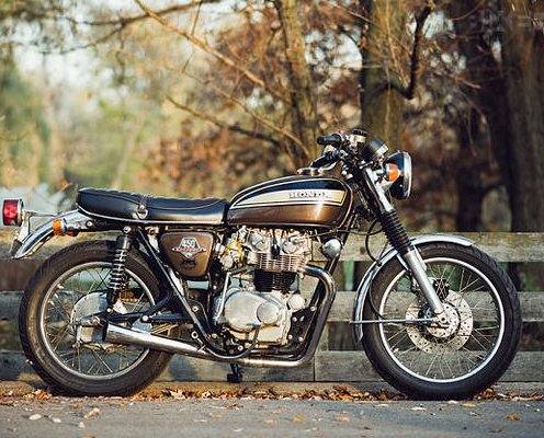 Honda CB450 custom motorcycle