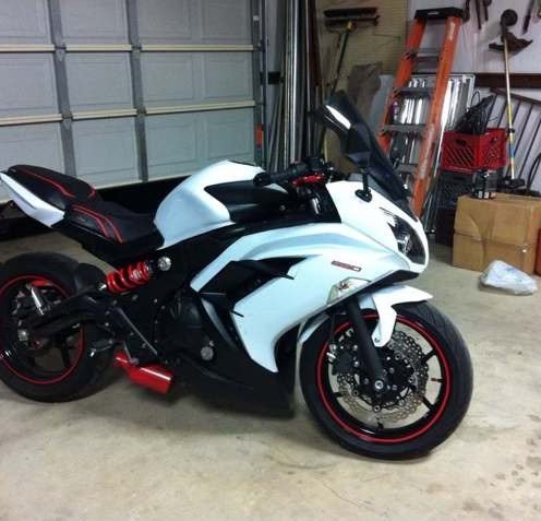 The front forks have been