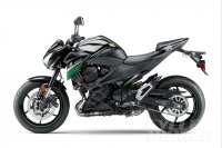 2016 Kawasaki Z800 ABS studio side view