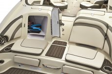 The Yamaha 242 Limited features teak-look matting and upgraded upholstery. New wet gear compartments are a feature of all 240 Series models.