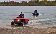 This transforming four wheeler will let you take your ride to the water