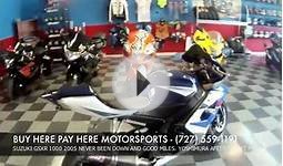 2005 SUZUKI GSXR 1 For Sale! IN-HOUSE Financing!! $