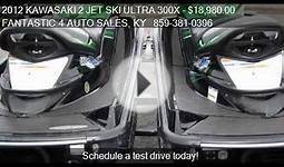 2012 KAWASAKI 2 JET SKI ULTRA 300X SUPERCHARGED/WITH KARAVAN