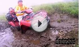 ATV 4x4 Mudding Kawasaki Brute Force 750 and 650