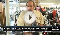 Boy killed in dirt bike race despite wearing protective gear