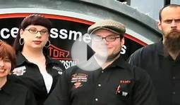 Buying a new Harley Davidson .hog. in Sunrise. Miami. Pompan
