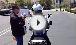 Jill Passing California DMV Motorcycle Test - Part 1