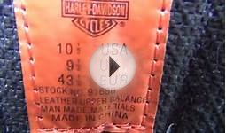 Junk Brand New Harley Davidson Boots Made In CHINA