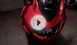 Kawasaki Ninja 250r wheel rim stripes