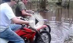 Kicking up mud with dirt bikes