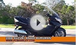 Used 2008 Suzuki AN400 Burgman Motorcycles for sale